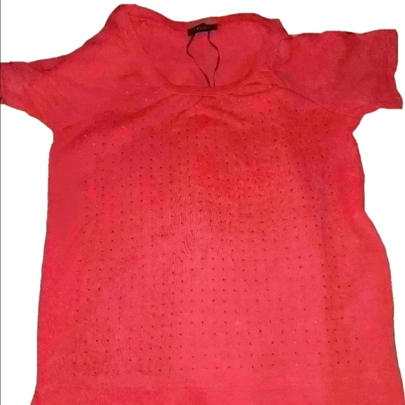 morgan Tops - NWOT MORGAN RHINESTONE TOP